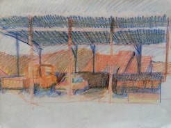 Moshav barn
crayon Moshav barn
crayon